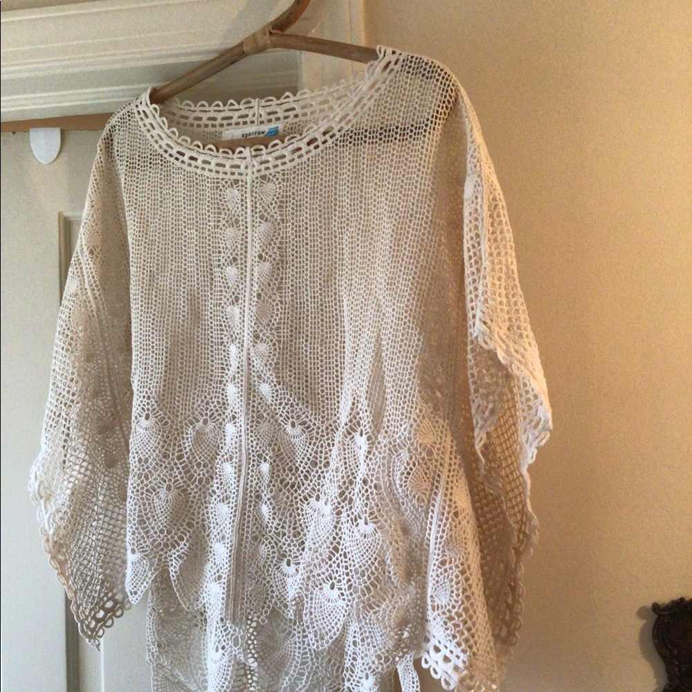 Crochet top from Anthropologie